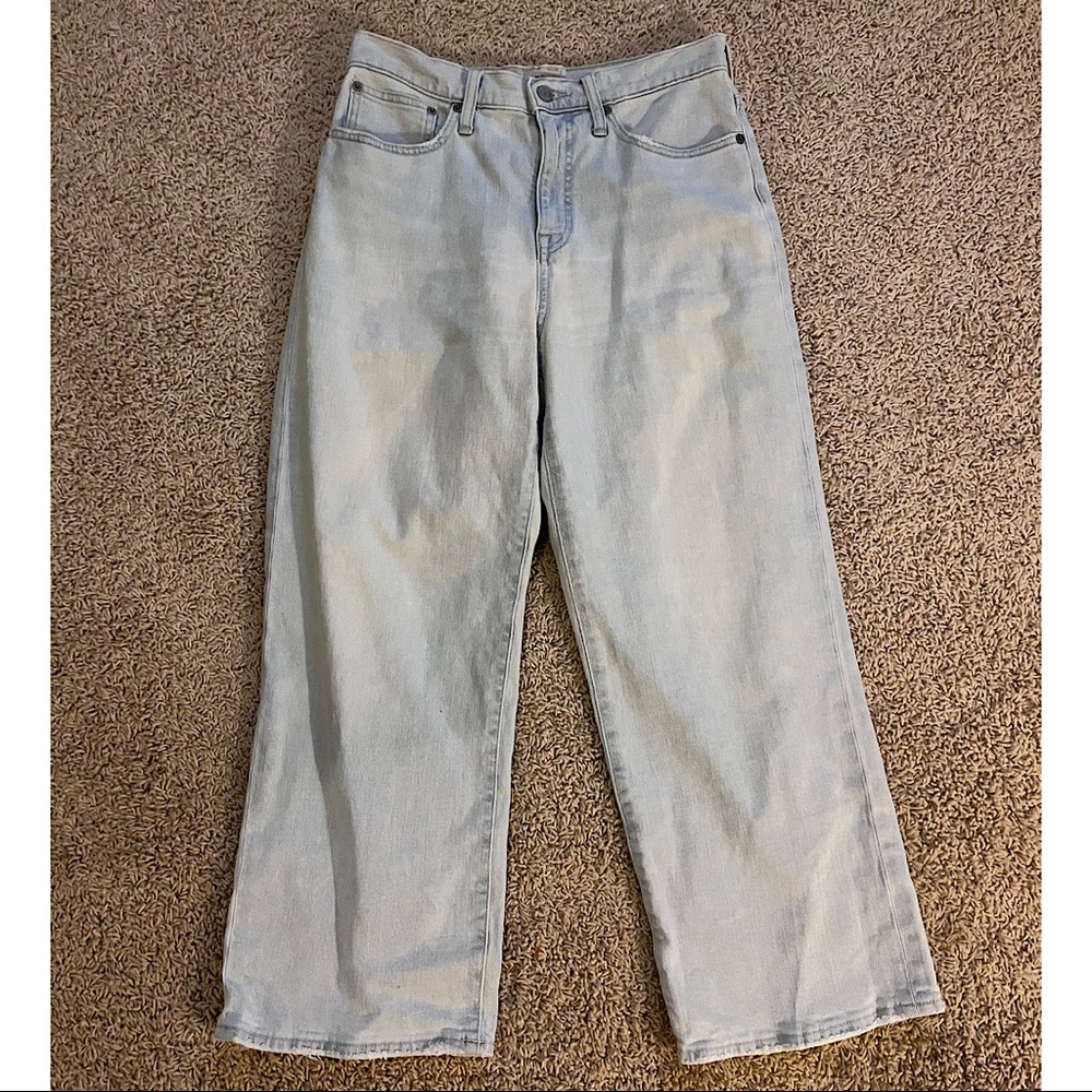 J Crew Slim Summer Weight Wide Leg Jeans